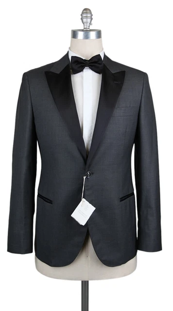 Brunello Cucinelli Grigio Misto Lana Smoking - 40/50 - (BC516232)
