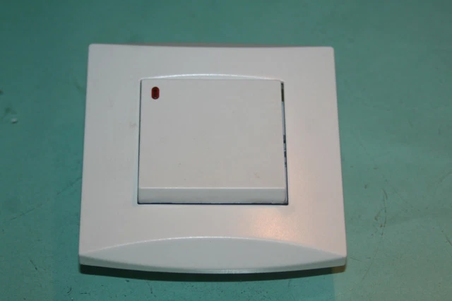 Interrupteur va et vient Alombard concorde plaque bronze arg