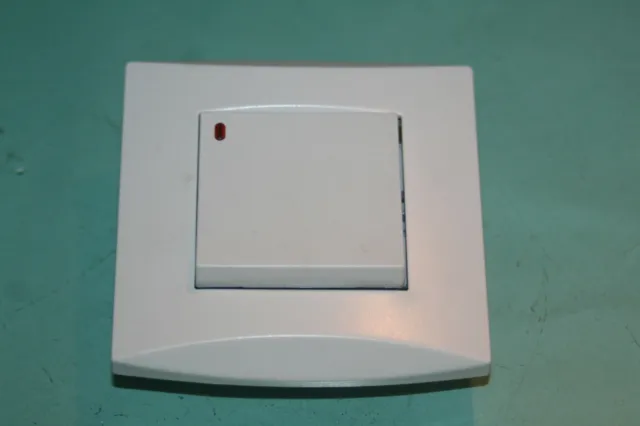interrupteur simple allumage lumineux Plaque Design Alvais Schneider ALOMBARD