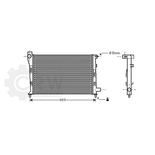 RADIATEUR REFROIDISSEMENT MOTEUR pour De Classe A EUR 231,07 PicClick FR — free download
