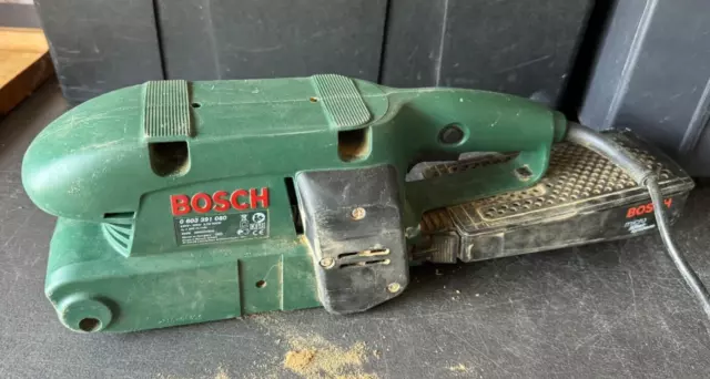 Bandschleifmaschine Bosch PBS 7 A inklusive Staubbox, gebraucht 🧰