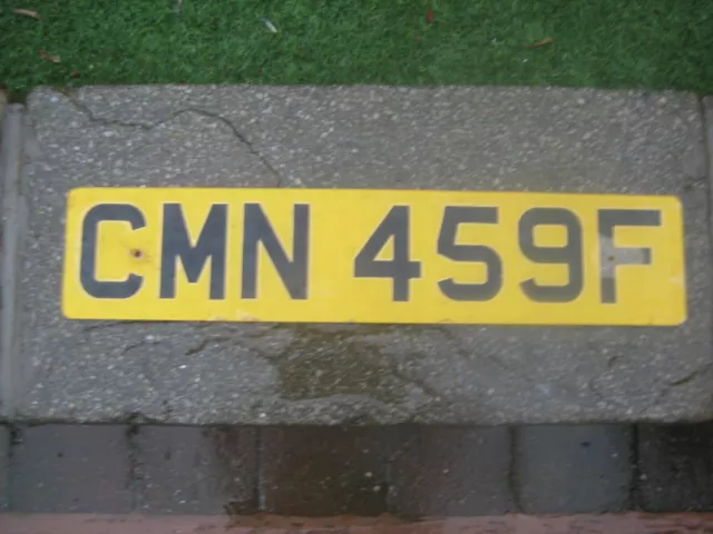 Isle Of Man Older Vintage # Cmn-459-F Rare Rear License Plate