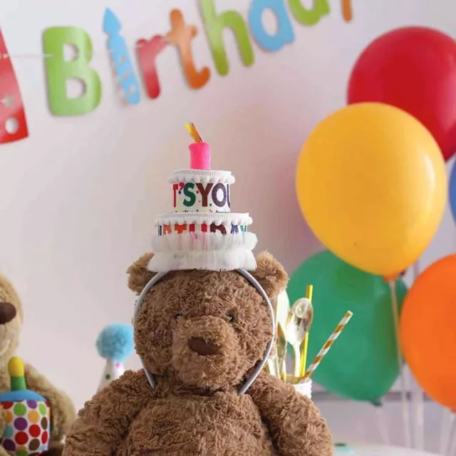 Headdress Birthday Party Hats Children Head Hoop Birthday Cake Headband