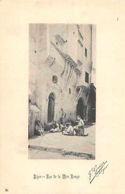 Alger, la rue de la Mer Rouge by Photographie originale / Original