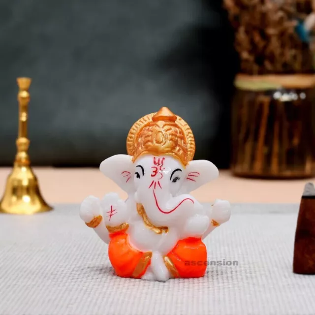 2" Mini Lord Ganesha Hindu Ganesh Idol Car Home Decor Office Temple Xmas Gifts