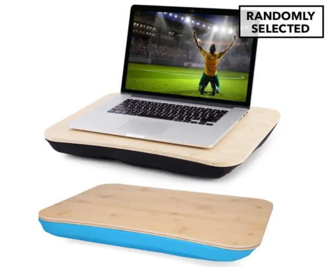 Portable Deluxe Bamboo Laptop PC Table Lap Tray Read Workstation