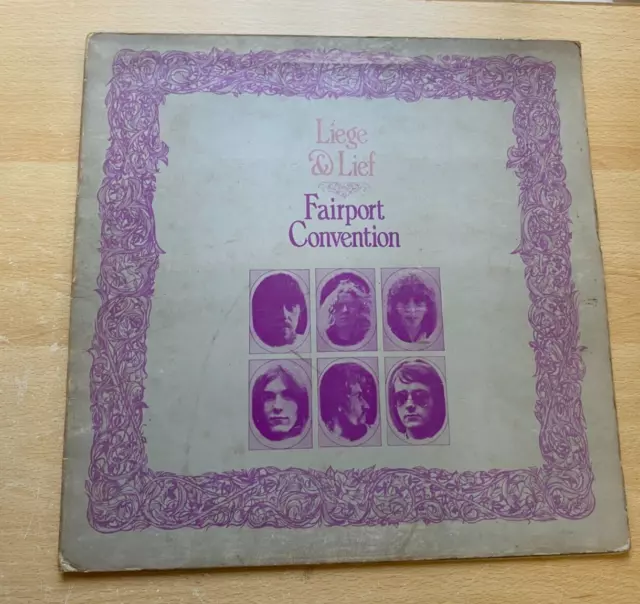 Fairport Convention - Liege And Lief - Uk Lp - 1969 - Island Records Ilps 9115