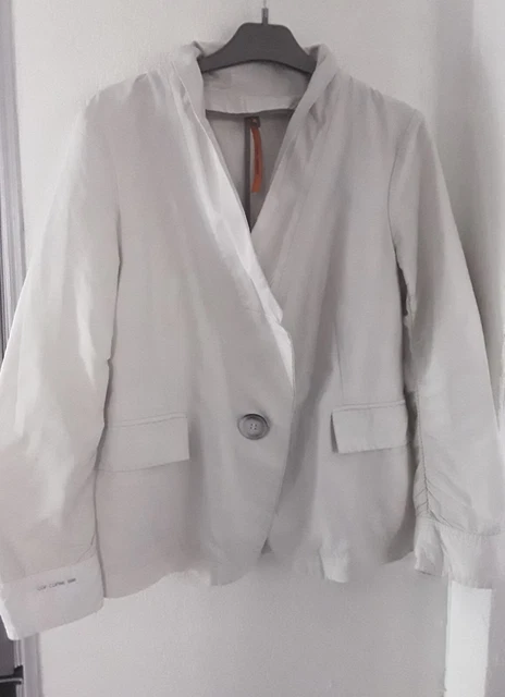 Gilet sans manches Chanel en coton et tweed de soie noir / blanc