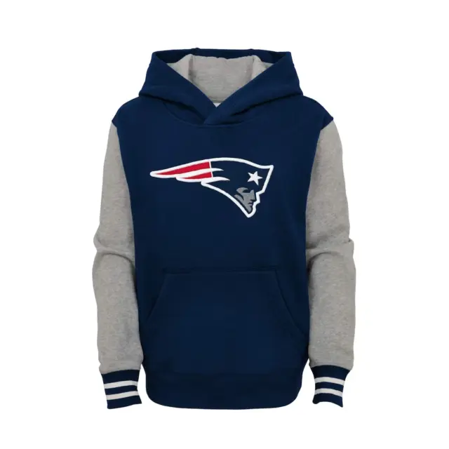 New England Patriots Hoodie (Size 5-6Y) Kid's NFL Primary Logo Hood - New
