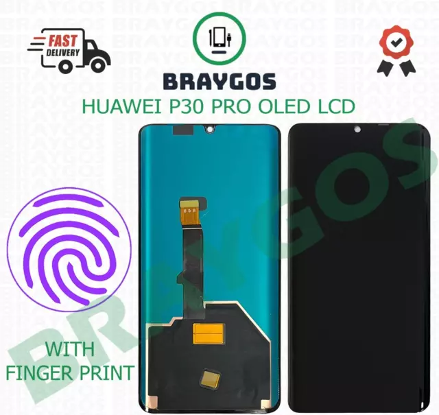 Pour Huawei P30 Pro Oled Écran LCD Écran Tactile Assemblage Numériseur Rechange