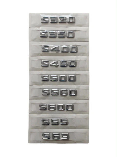 Lettres Chromées 3D Pour BMW 116i 120i 320d Etc. - Autocollant Carrosserie ABS, Design Personnalisé