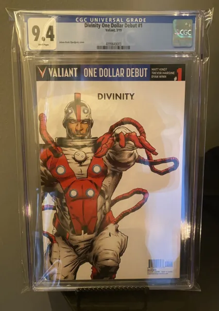 Divinity One Dollar Debut (2019) #1 CGC 9.4 White Pages Valiant🔥