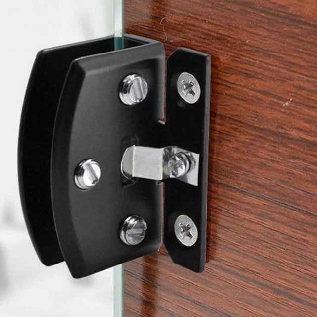 Lot de 4 charnières de porte pivotantes à 360° - 7 formes - En acier