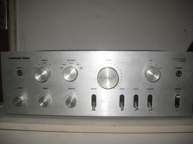 Préampli Stéréo Vintage Continental Edison P9903 - Très Bon état