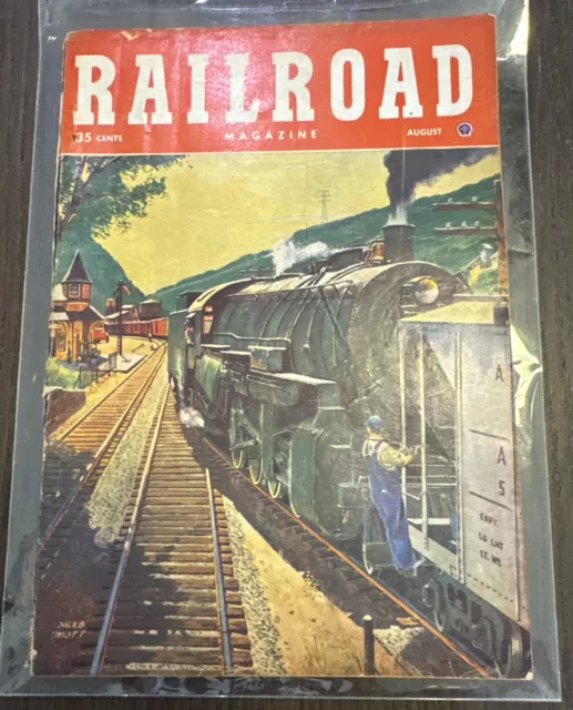 RAILROAD MAGAZINE August 1951 Complete Volume 55. No. 3