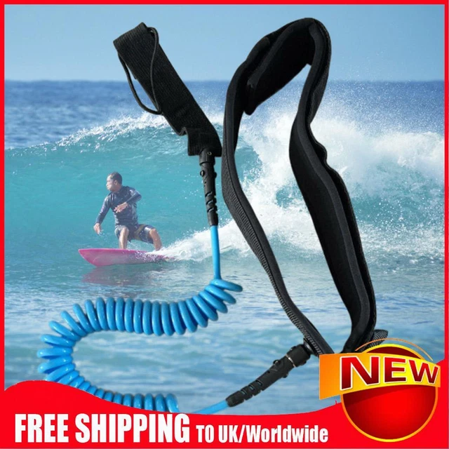 Guinzaglio tavola di sicurezza regolabile guinzaglio arrotolato per tavole da paddle stand