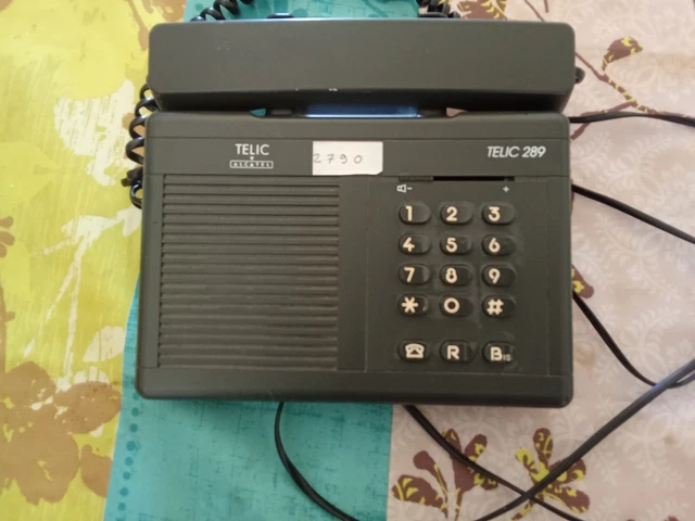 Téléphone Fixe Telic Alcatel Modèle 289 – Occasion Fonctionnel, Look Rétro