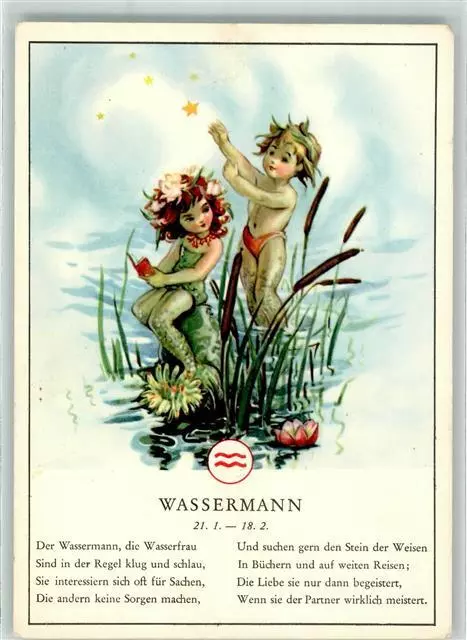 39675040 - Wassermann 21.1.-18.2. Wassernixe Sternzeichen