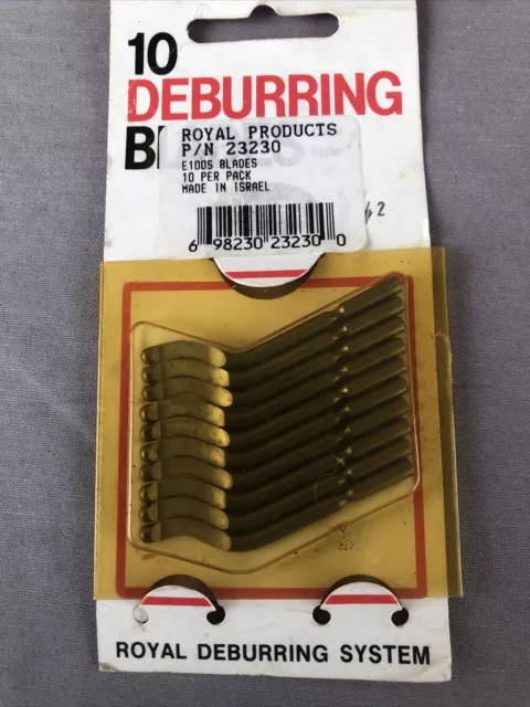 Royal Deburring System 23230 E100S Blades 10 pk, Israel