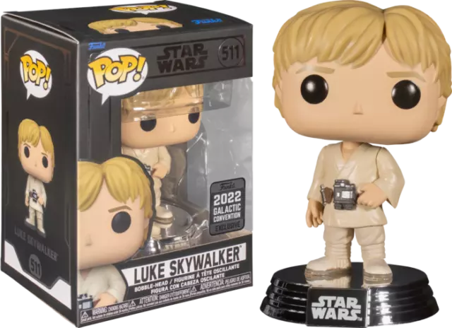 Funko Pop Luke Skywalker #511 (Galactic 2022) - Star Wars - Figurine Vinyle