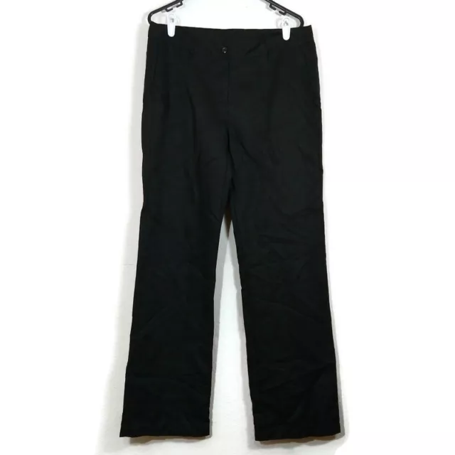 McDonald's Women's Employee Uniform Work Pants Straight Black Size 10-33 (33")