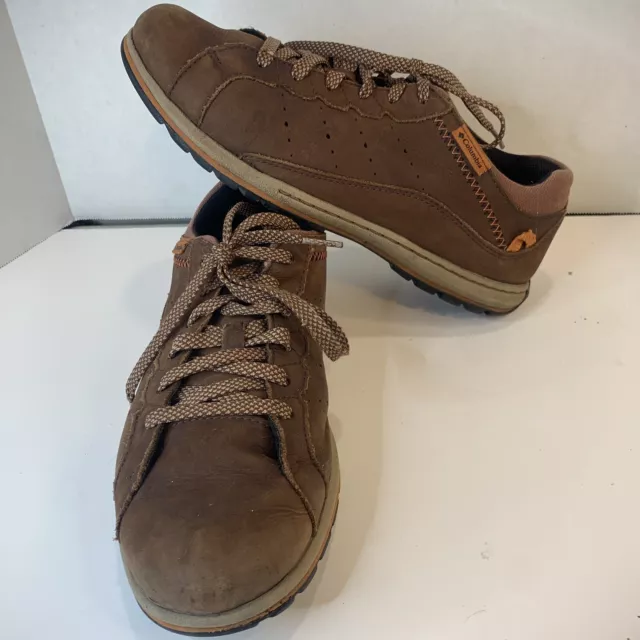 COLUMBIA MEN S THREE Passes Brown Leather Chukka Boots Size 7