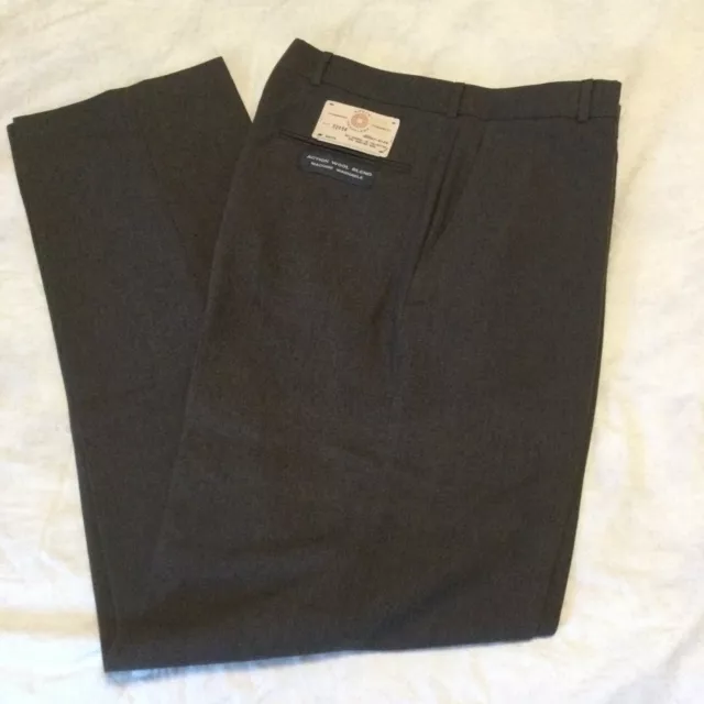 Vintage Levi’s Travelers Pants Men’s Size 32 x 34 Wool Blend Brown Dress Pants