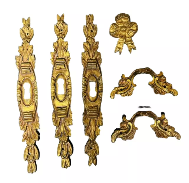 Éléments Décoratifs Appliques en Bronze XIX ème pour Serrures