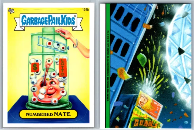 2013 Topps Garbage Pail Kids BNS3 Brand New Series 3 GPK Card Numbered Nate 134b