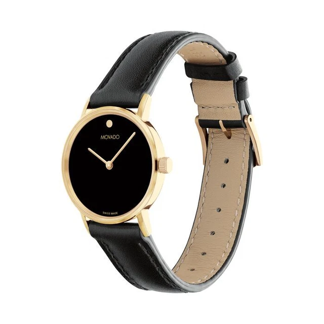 Orologio Firma Museo Movado Donna Cassa Oro 28mm NUOVO MODELLO 0607599 3