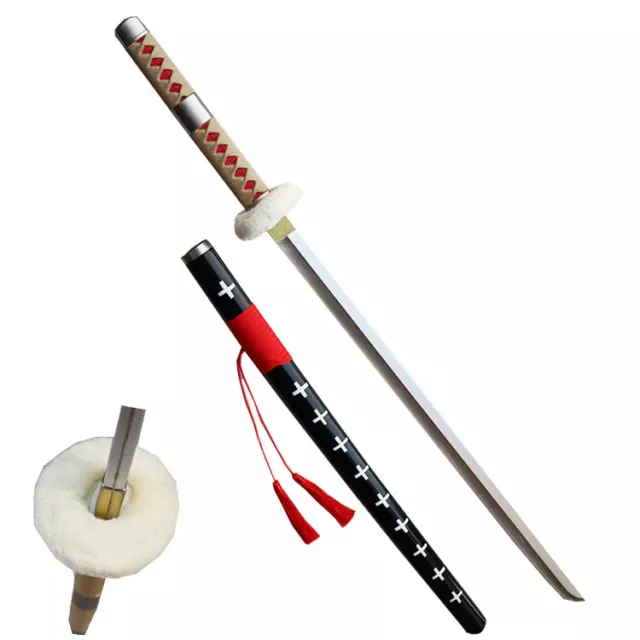 41'' One Piece Roronoa Zoro Sword Cosplay Enma Kitetsu Shusui Wado Katana  Swords