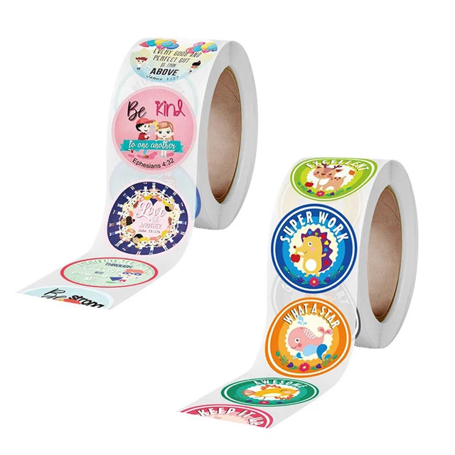 500pcs Religious Stickers Christian Bible Verse Sticker for Kids Cartoon Stic LN