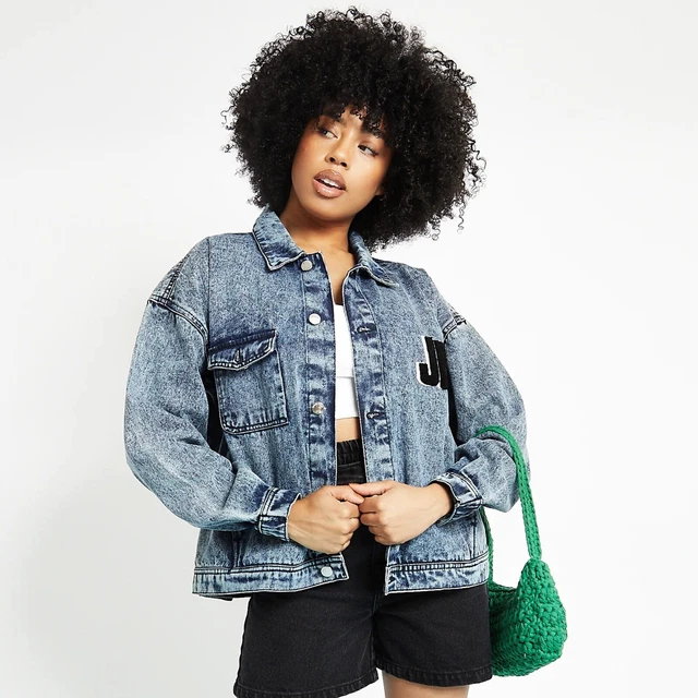 Giubbotto sales denim donna