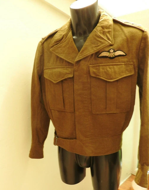 MILITARY WW2 TUNIC RAAF Australian Air Force Uniform AFC Pilots Badge