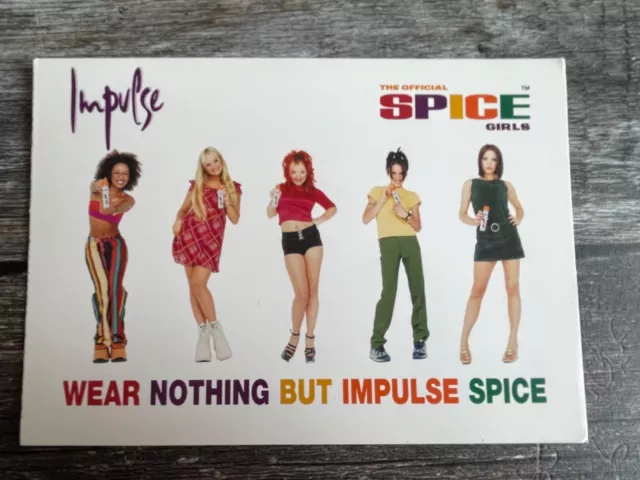 Spice Girls Vintage Postcards Promo Cards impulse promo Gatefold