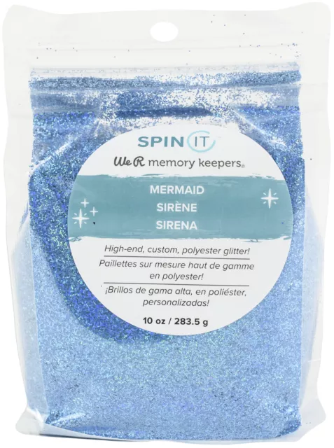 We R Memory Keepers Rotation It Paillettes Fines 296ml-Mermaid Bleu