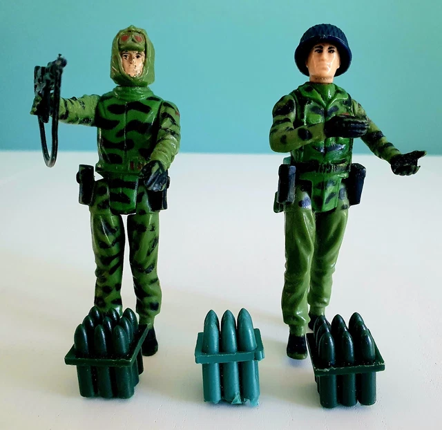 FIGURINES ACTION MAN Lot De 2 / Action Force Force Z / Hasbro 1984 [Be