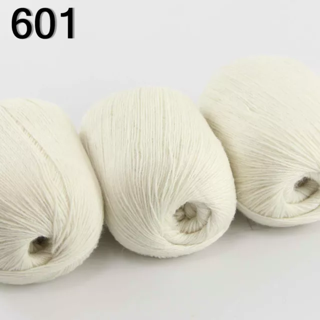 Sale Luxurious Soft 3x50gr Mongolian 100%Cashmere Hand Knitting Wool Yarn 01