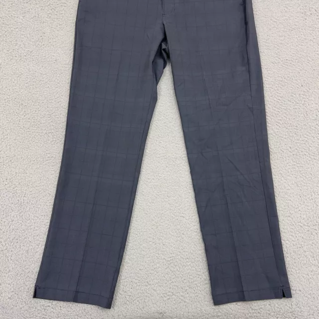 Callaway Golf Pants Mens 36x32 Gray Plaid Opti Stretch Shield Dri UPF 50 NWT 3