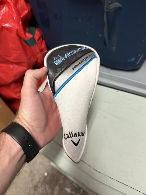 MAGNETIC] Callaway Iron Head Cover 9 Pcs 4-P, A, S (White & Blue