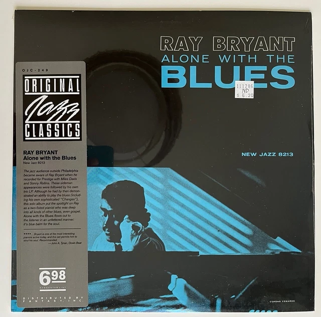 US NEW JAZZ 8213 RAY BRYANT ALONE WITH THE BLUES 紫レーベル US NEW JAZZ 8213 RAY BRYANT ALONE WITH THE BLUES 紫レーベル
