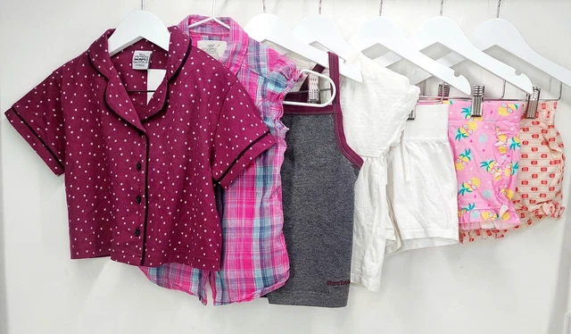 Reebok Next Gap etc Girls 3-4 Years Bundle 8 Pce Set Shorts Tops Shirt