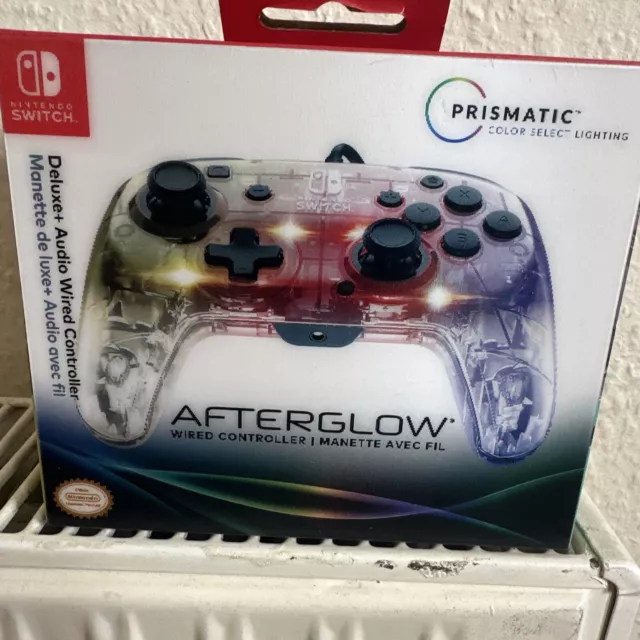 Afterglow Deluxe Prismatic Nintendo Switch Wired Control Brand New And Sealed
