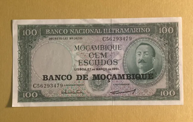 UNC Banknote Mozambique ￼Africa ￼lot World Currency Uncirculated USA Seller 101a