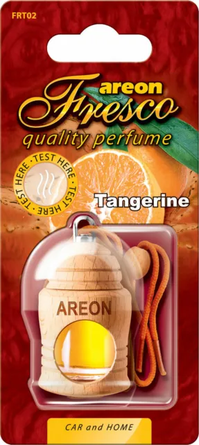 Duftdose Arbre Parfumé Désodorisant Mandarine 2x Original Air-Areon Nez