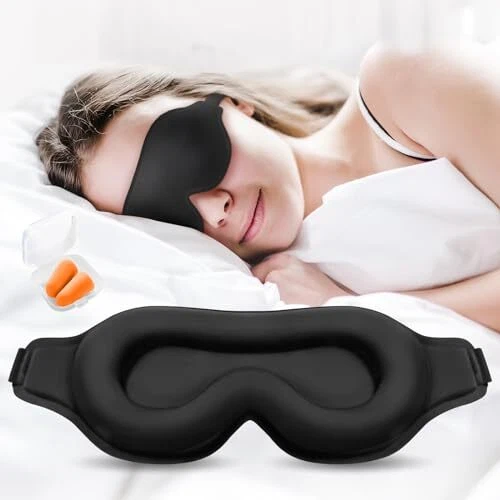 cozslep Masque de Nuit Masque de Sommeil Cache Yeux pour Dormir 3D Masques de...