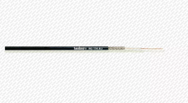 10 Metri Cavo Coassiale Per Radiofrequenza 50 Ohm Mil C17 Tasker Rg174Au