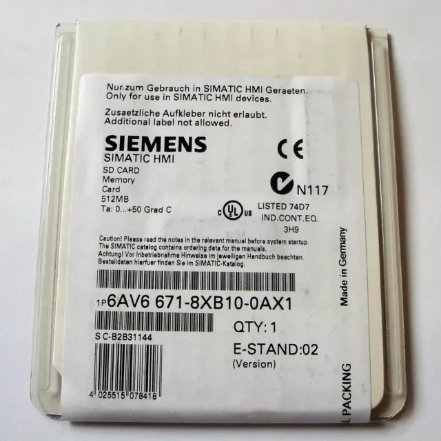 Siemens 6AV6671-8XB10-0AX1