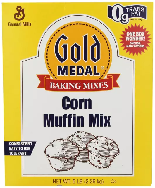 Generalmills LR/D GOLD MEDAL CORN MUFFIN MIX 6 CASE 5 POUND, 5-Pounds