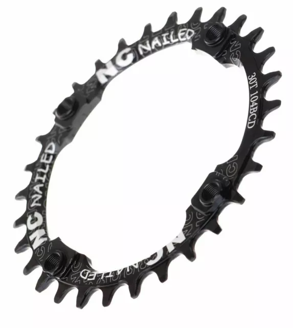 NC Nailed Single 104mm 1x9/10/11 Speed Bike Chainring Fit Race Face - 30/34T z 3